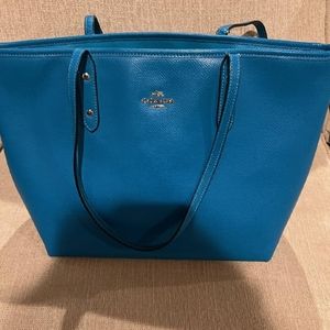 Blue Coach Purse